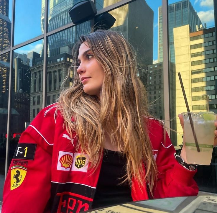 Ingrid | Giacca da pilota Ferrari vintage