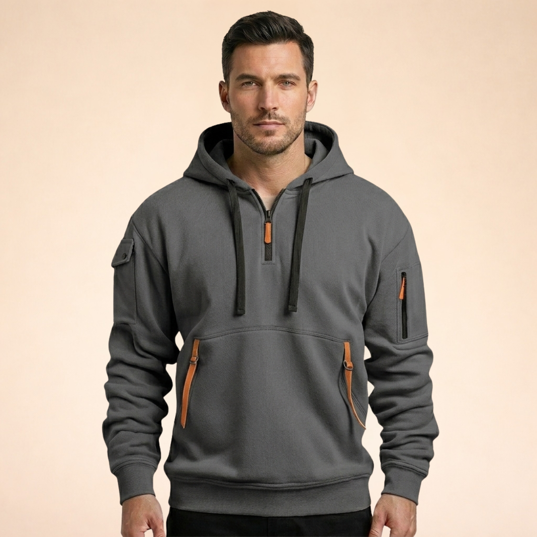 Henry | Stylish & Breathable Half-Zip Hoodie