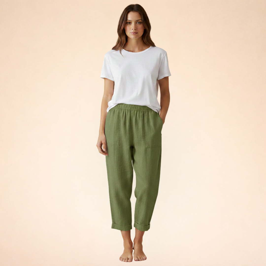 Aurelie | Ultra-Soft Trousers with Side Pockets