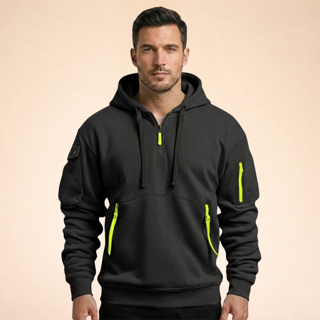 Henry | Stylish & Breathable Half-Zip Hoodie