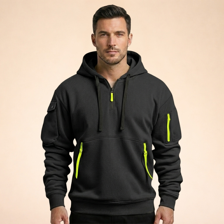Henry | Stylish & Breathable Half-Zip Hoodie