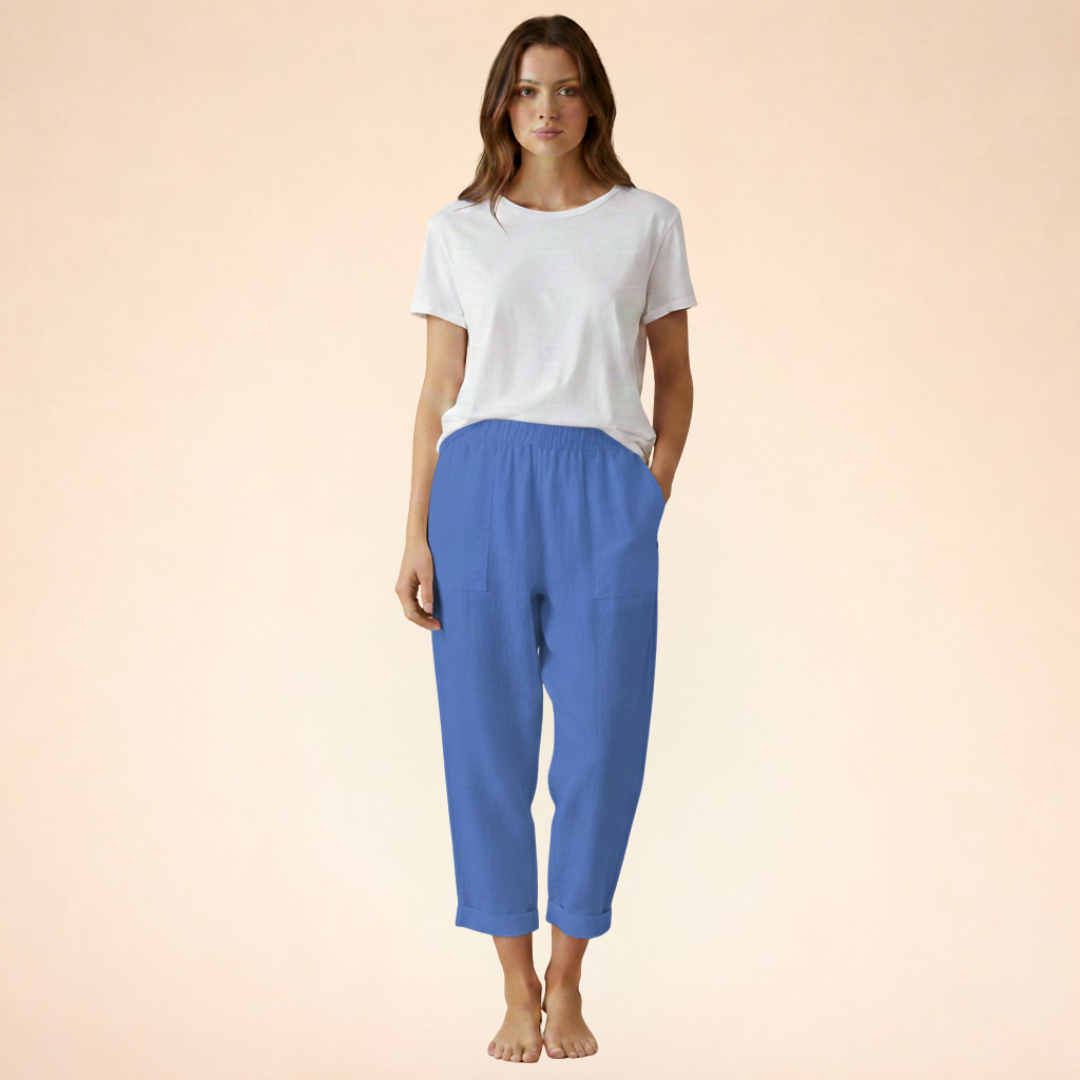 Aurelie | Ultra-Soft Trousers with Side Pockets