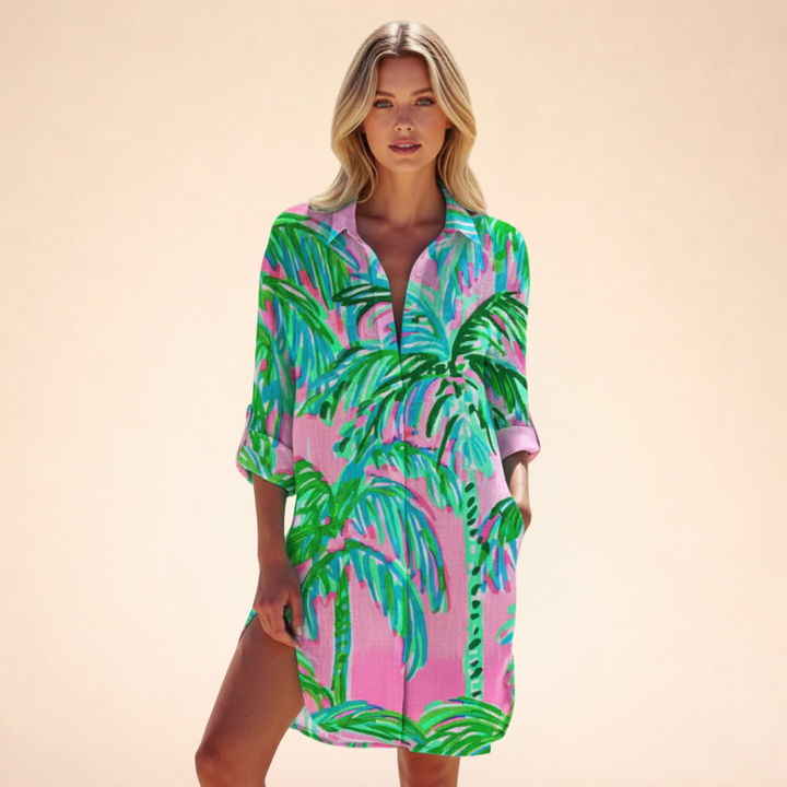 Liora | Stylish Shirt Dress for Summer