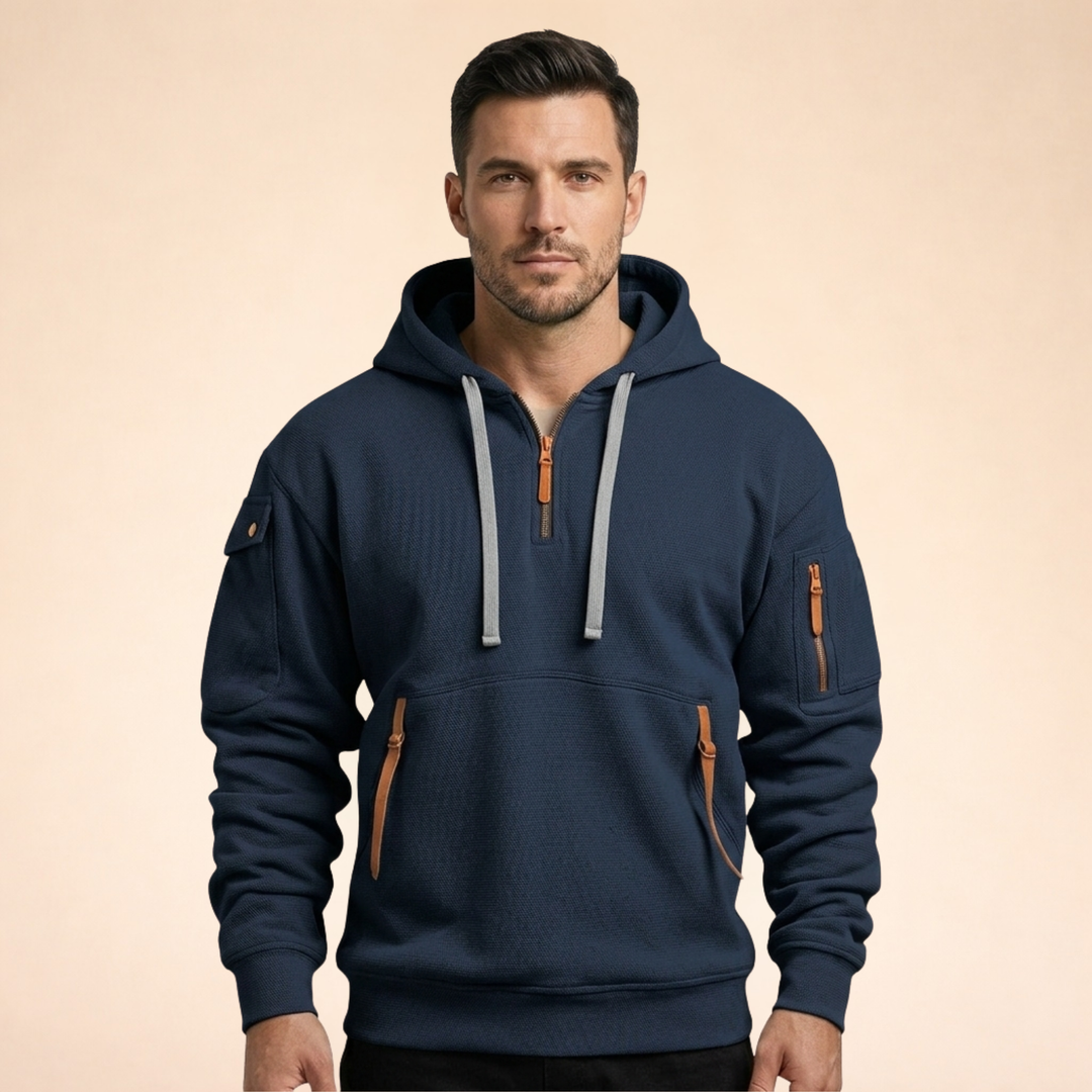 Henry | Stylish & Breathable Half-Zip Hoodie
