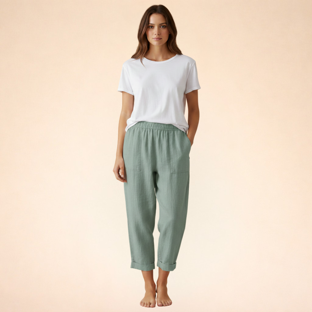 Aurelie | Ultra-Soft Trousers with Side Pockets