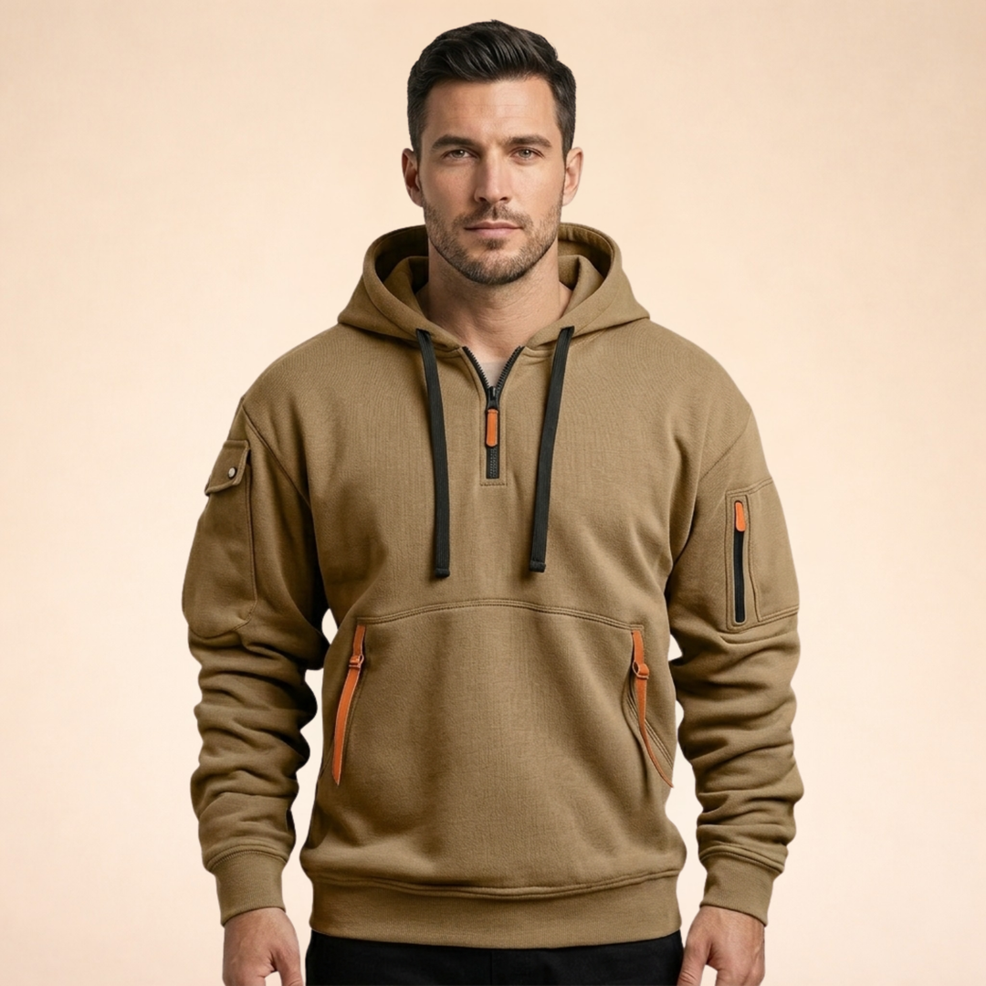 Henry | Stylish & Breathable Half-Zip Hoodie