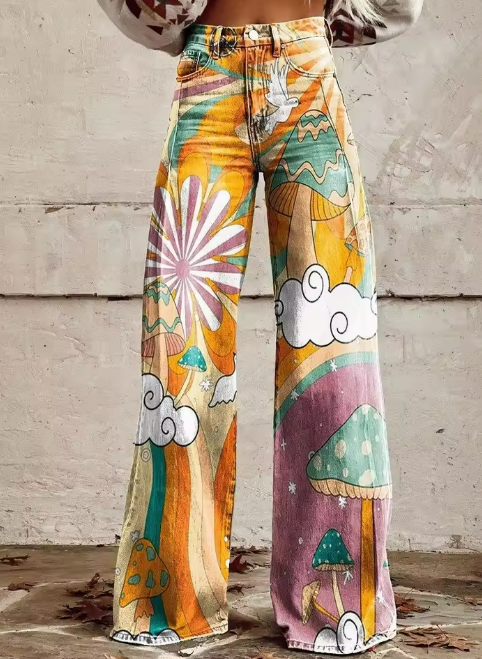 Claudia | Pantaloni vintage boho