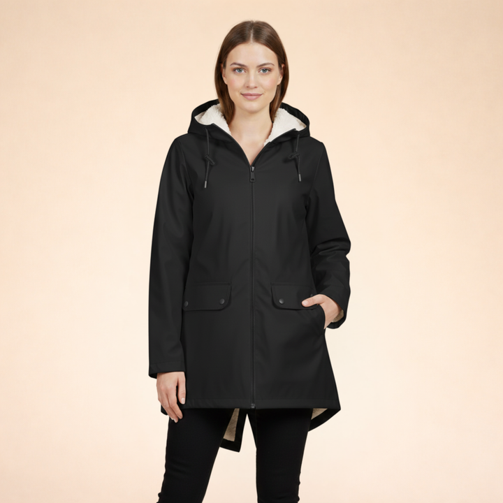 Elowen | Elegant Waterproof Long Trench Coat