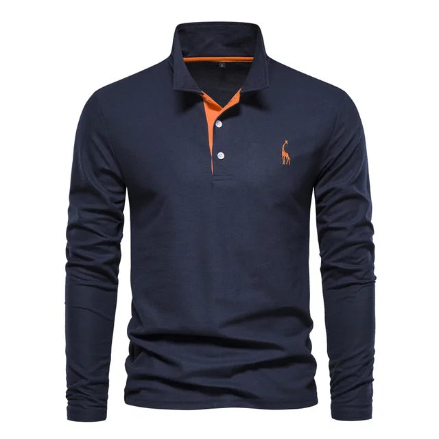 Dorian | Long Sleeve Polo Shirt – Timeless, Comfortable & Versatile 0