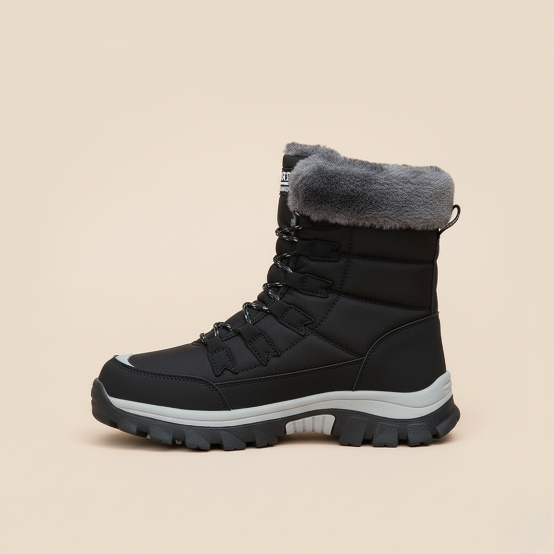 Elara | Cozy High-Neck Winter Snow Boots