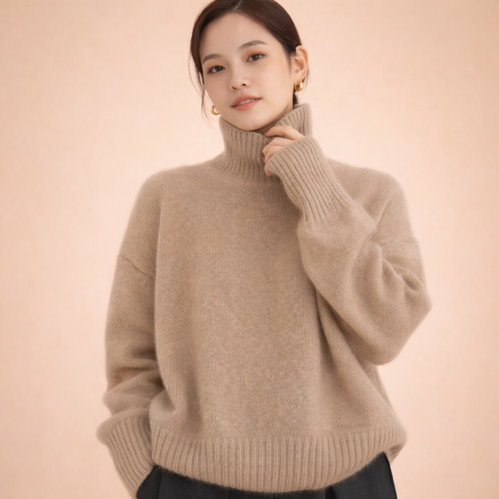 Lainey | Elegant Cashmere turtleneck sweater