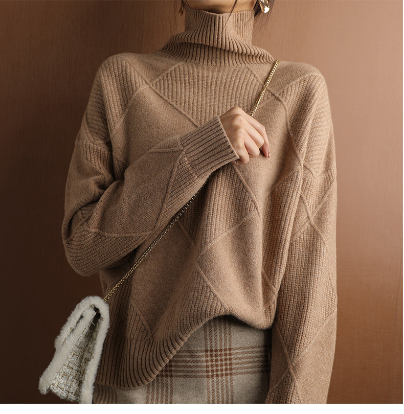 Ambra | Maglione dolcevita in cashmere