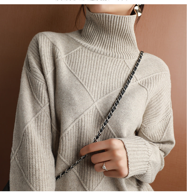 Ambra | Maglione dolcevita in cashmere