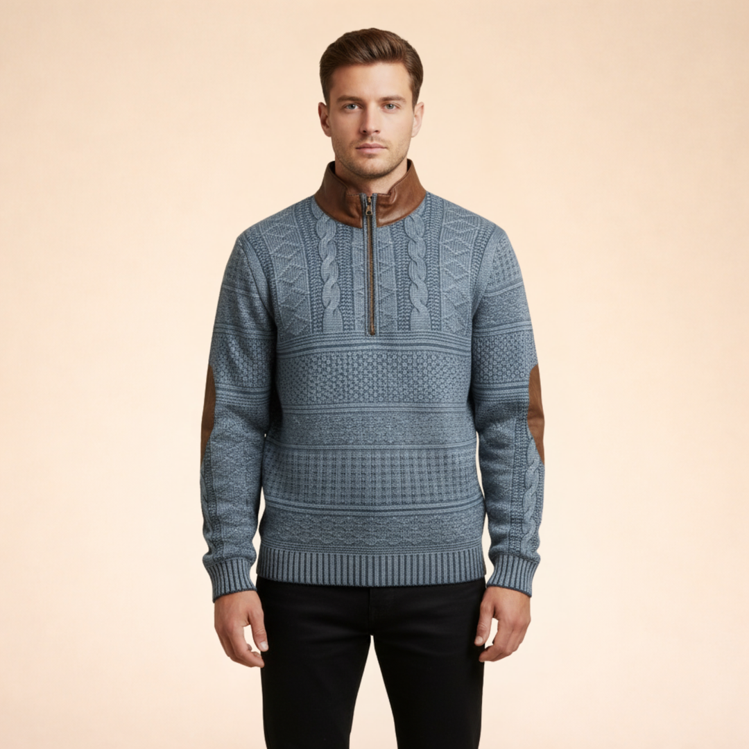 Lelio | Men's Quarter Zip Sweater – Elegant, Warm & Versatile 5