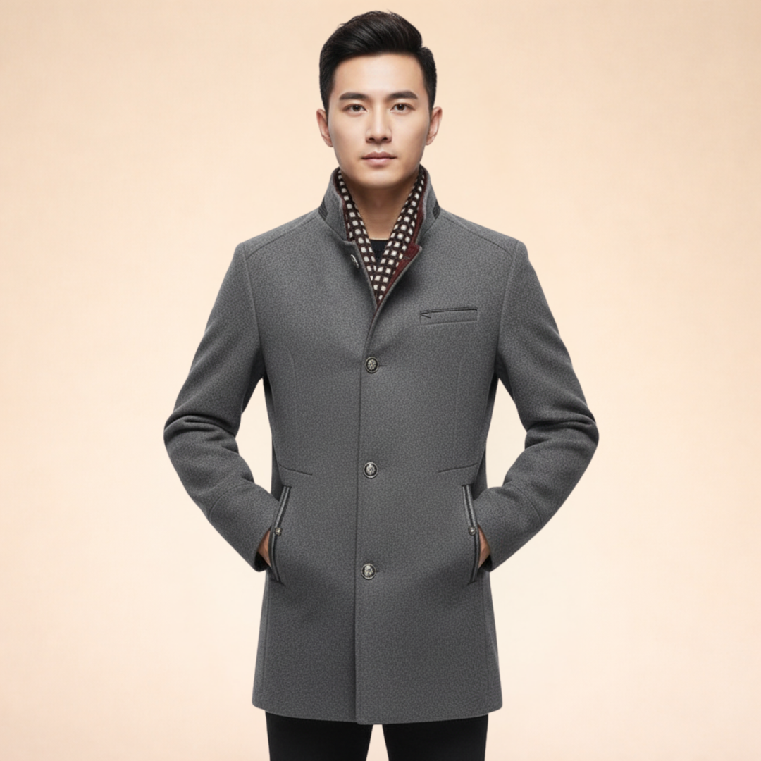 Harrison | Refined and Warm Winter Overcoat