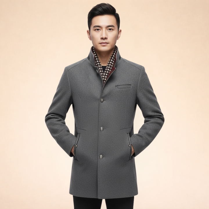 Harrison | Refined and Warm Winter Overcoat