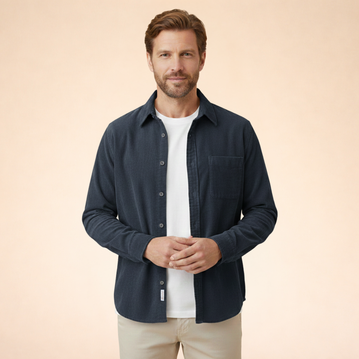 Thomas | Casual Long-Sleeve Corduroy Shirt
