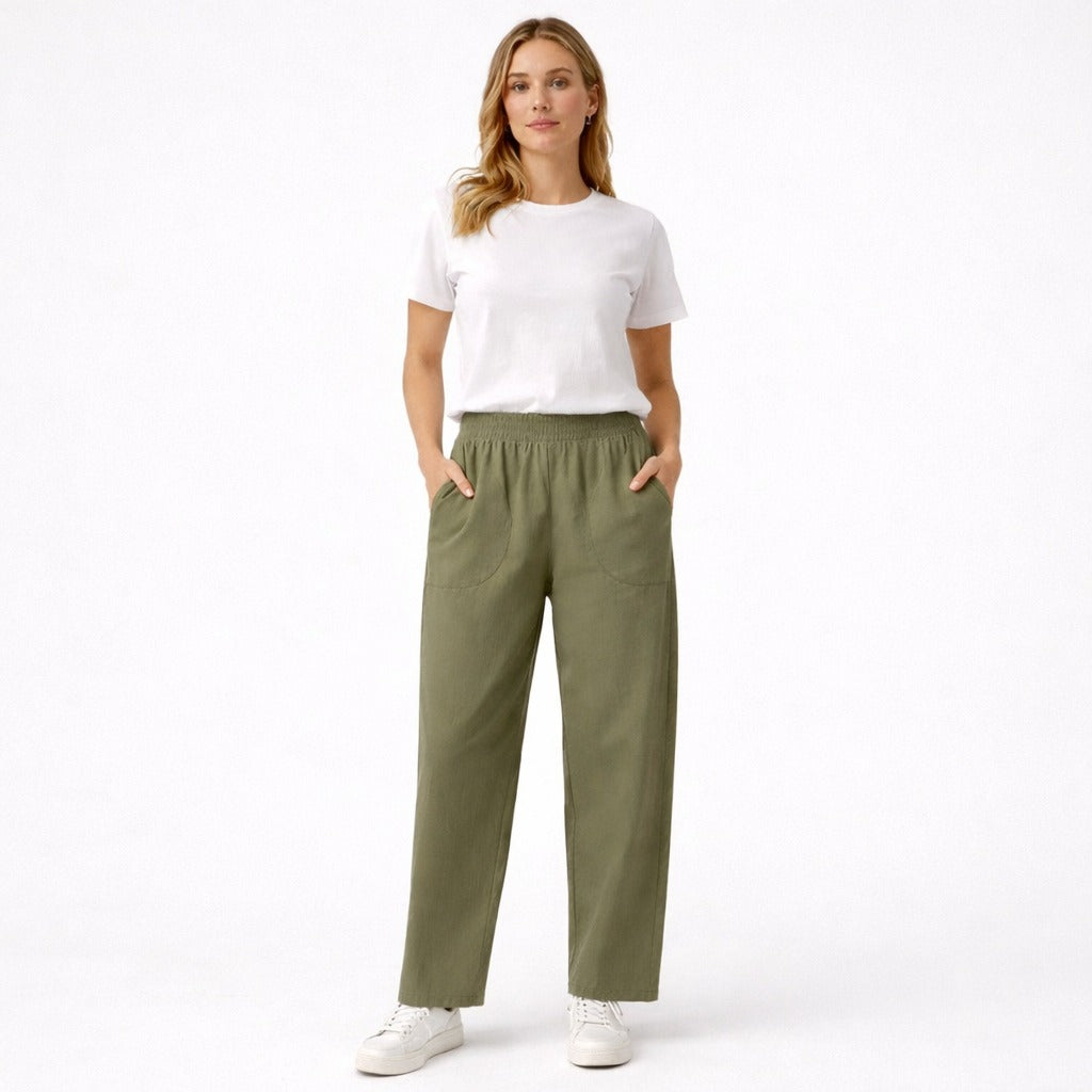 Aurelie | Ultra-Soft Trousers with Side Pockets