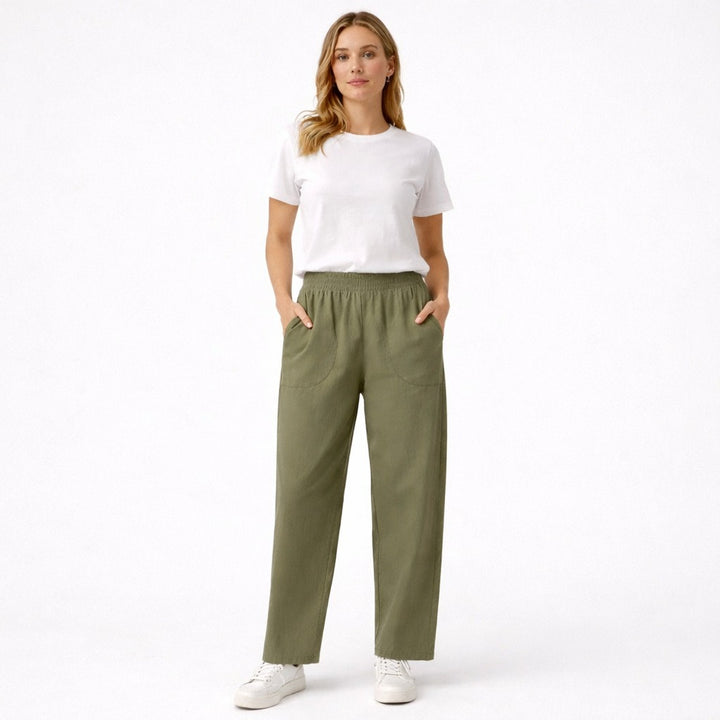 Aurelie | Ultra-Soft Trousers with Side Pockets