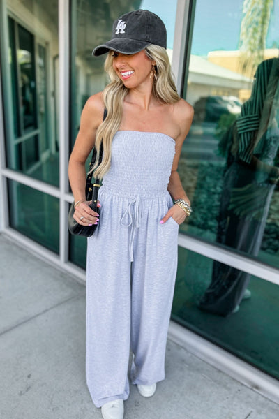 Trendy Off - Shoulder Jumpsuit - bellanza